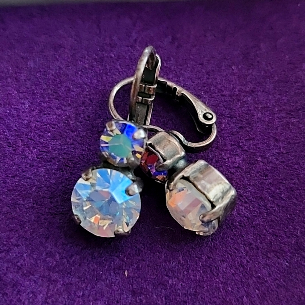 Swarovski crystal drop earrings